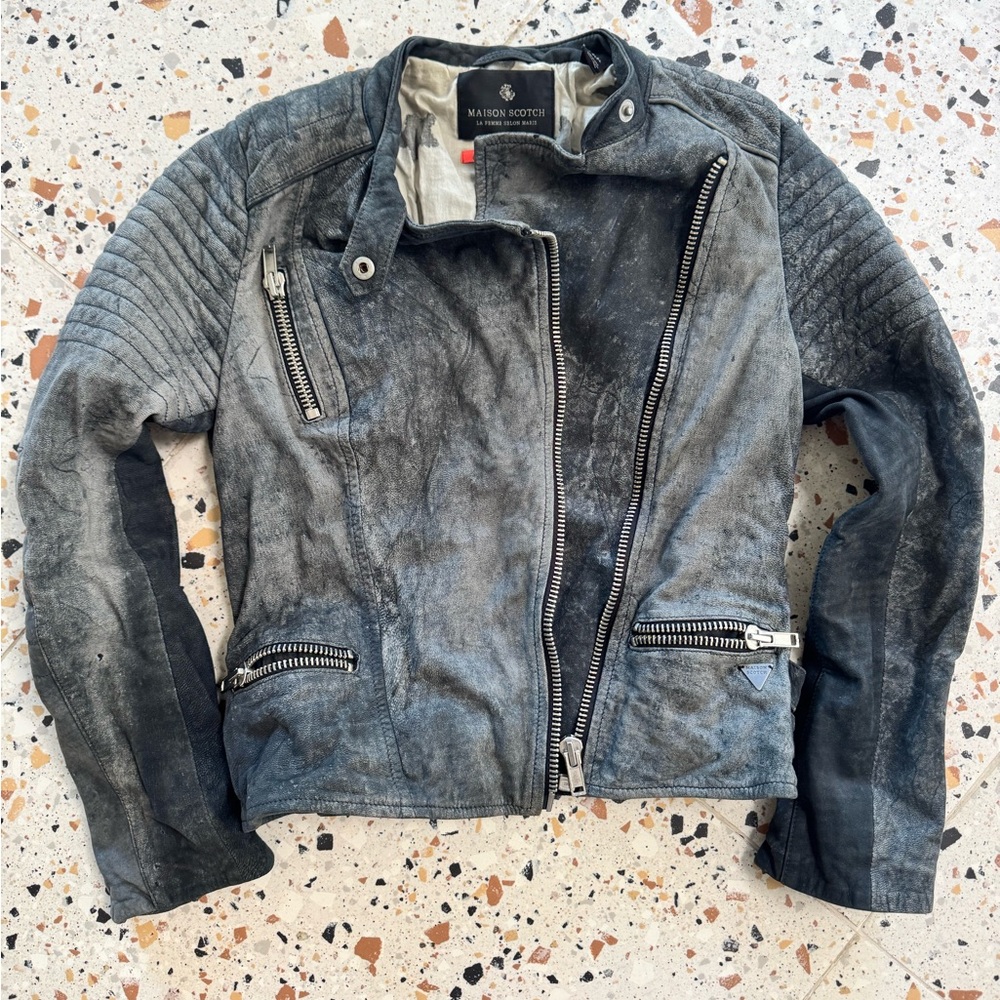 Scotch & Soda Gray and Black Star Patterned Lining - Picture 2 of 10